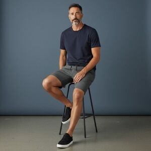 KUHL Mens Shorts Gray Size S Elastic Waist Drawstring Outdoor Casual